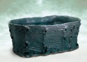おうす碗陶器風呂　OW-15 海松藍(MIRUAI)